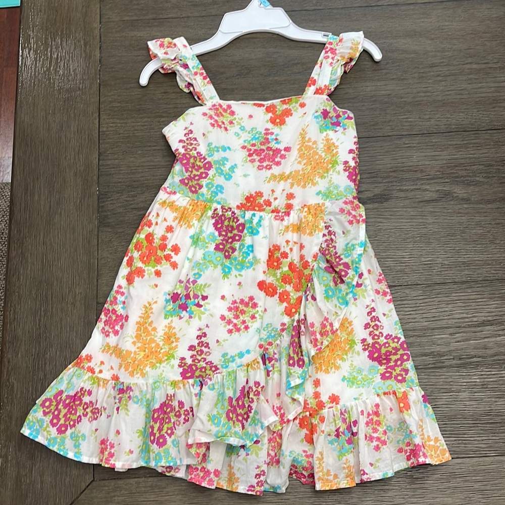 UEC Girls Janie and Jack Floral Summer Dress Size 6